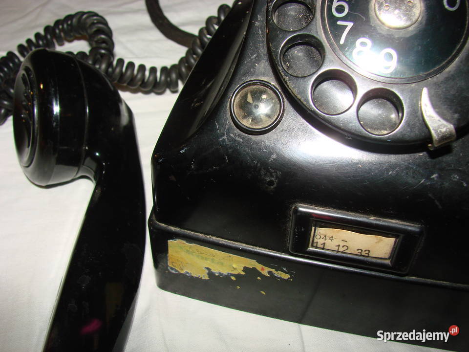 Televerkstaden stary szwedzki aparat Pruszcz Gdański