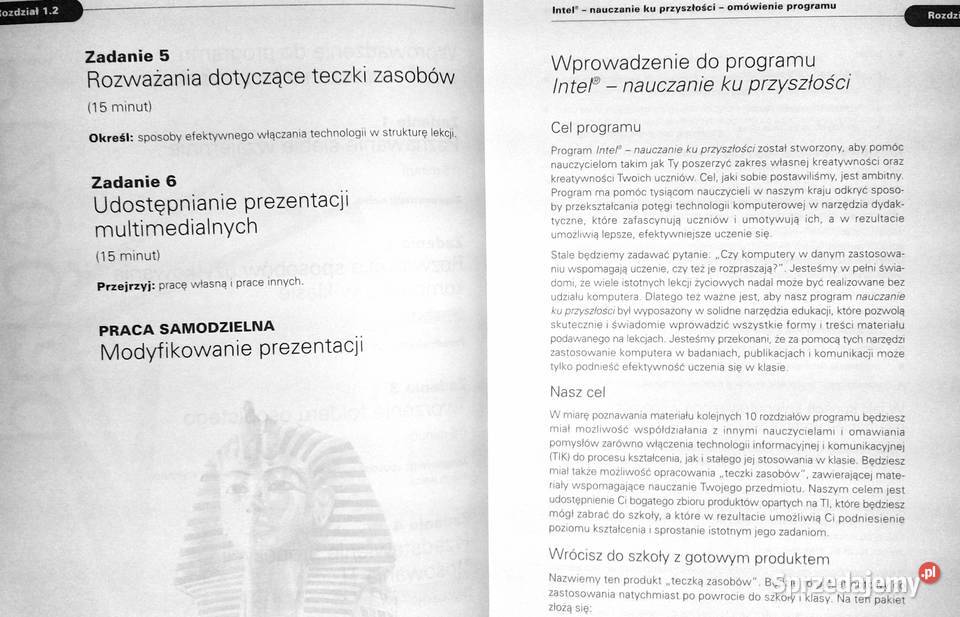 Intel nauczanie ku przyszłości wspierane Rok wydania 2002 Chełm