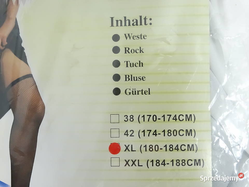 Kostium Piratki Piratka Przebranie Damskie XL Biłgoraj