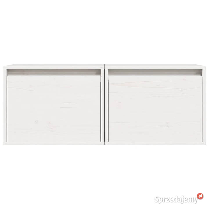 Szafki ścienne 2 białe 45x30x35 lite drewno Warszawa