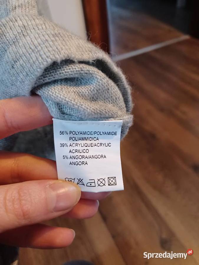Sweter szary Peace nlove NOWY rozmiar ML