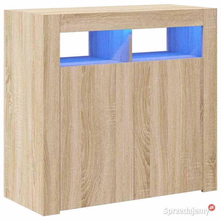 vidaXL Szafka z oświetleniem LED dąb sonoma Pozostałe Warszawa