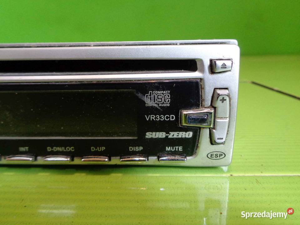 RADIO CD SUBZERO VR33CD mazowieckie Suków