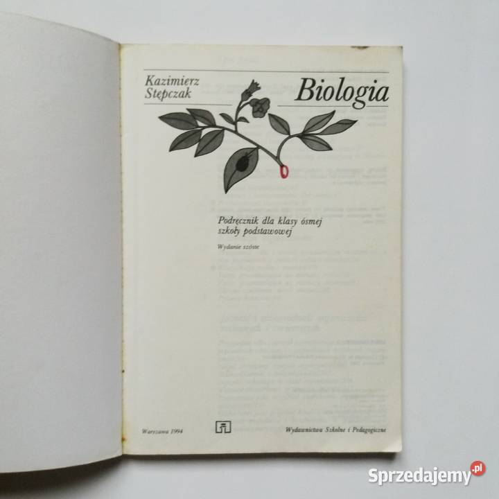 Kazimierz Stępczak Biologia Podręcznik Łódź