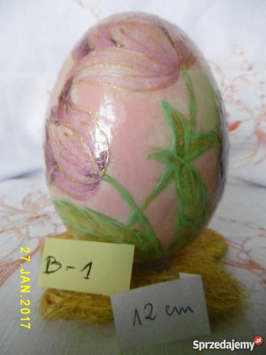 jako pisanka jajo Wielkanoc styropian 12
