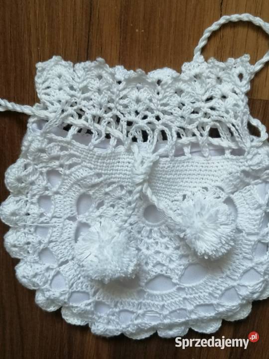 Torebka komunijna biała komplet z mitenkami Rozmiar 82 Katowice