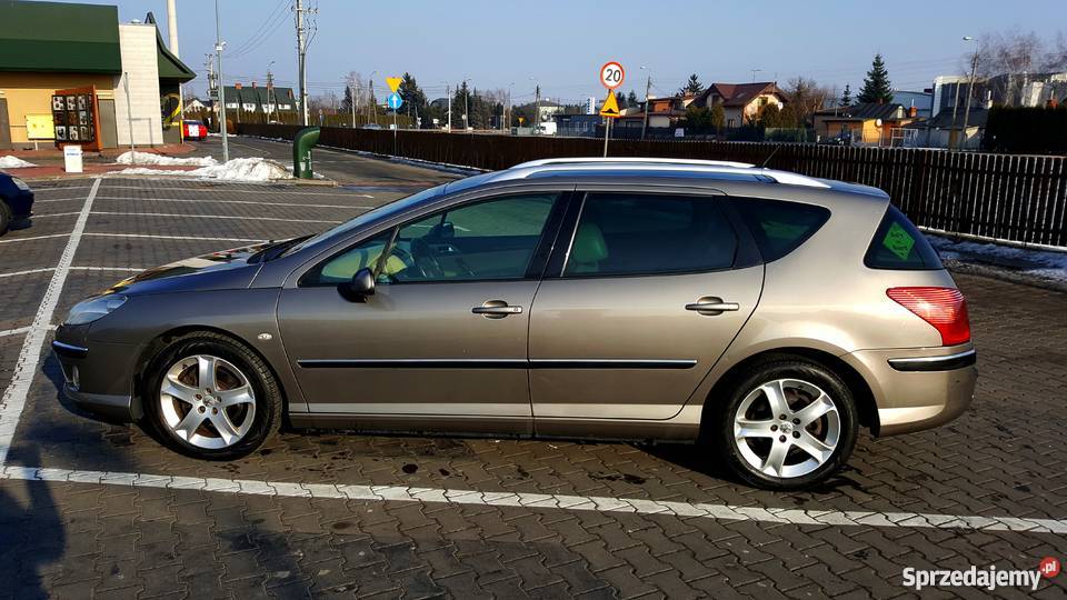Peugeot 406 SW Panoram jasna skóra el fotele CD Warszawa