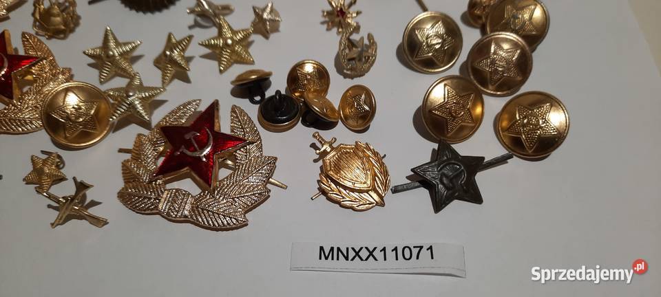 odznaczenia guziki ZSRR zestaw 1 MNXX11071 Warszawa