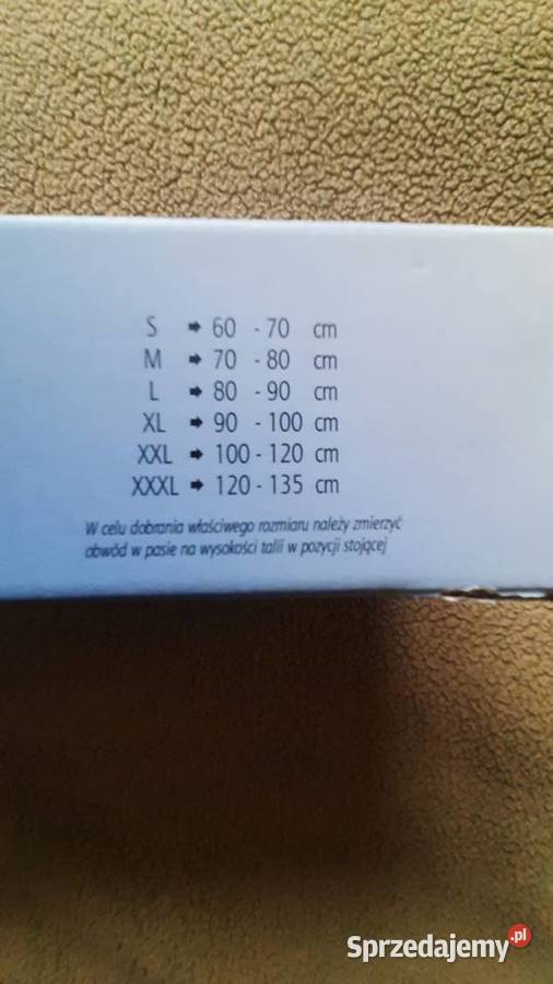 Wysoka sznurówka półsztywna z podpaszkami orteza Zdrowie Syców