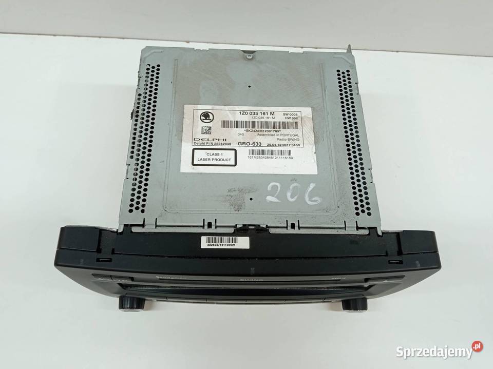 RADIO 1Z0035161M Skoda Octavia II 20042013