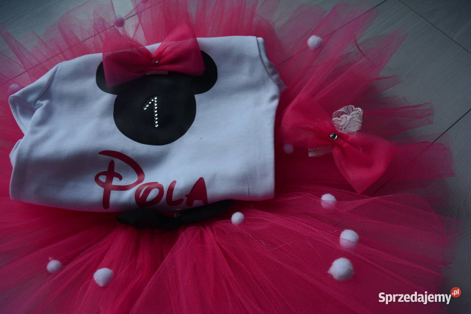 Komplet tutu na roczek dziewczynki żółty/złoty pomorskie Waćmierz