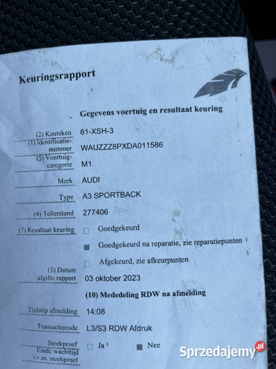 Audi A3 Audi A3 Lift 16Tdi 2012r Xenon Led Sokołów Podlaski