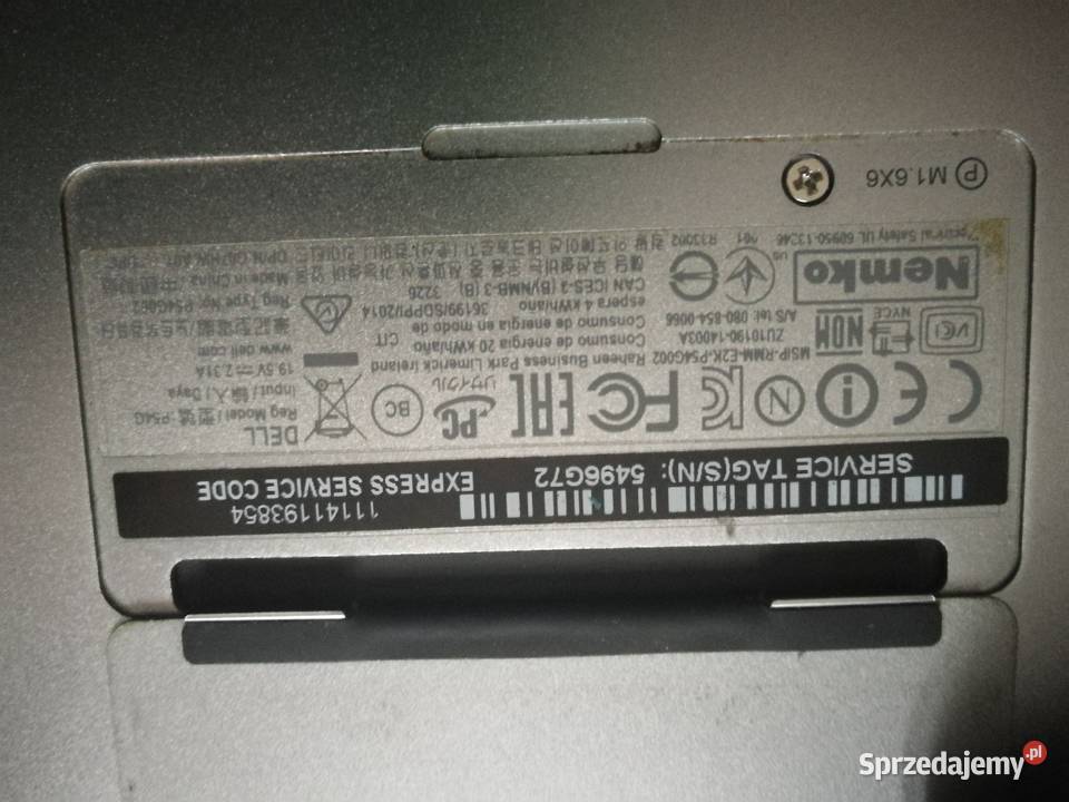 Biznesowy Dell XPS 133 DOTYK Dywity