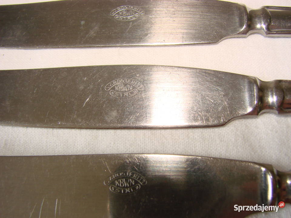 KBWN rostfritt stare noże stołowe Pruszcz Gdański