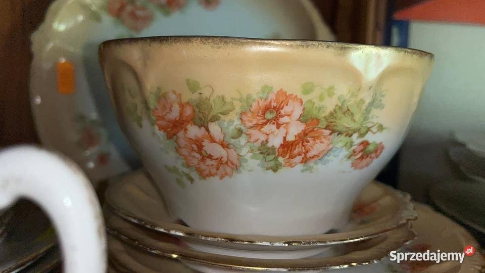 Talerzyk Secesja Stara XIX Anglia Sygnatury