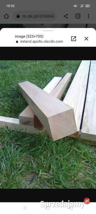 Lamel olchowy 45x45 mm Piastów
