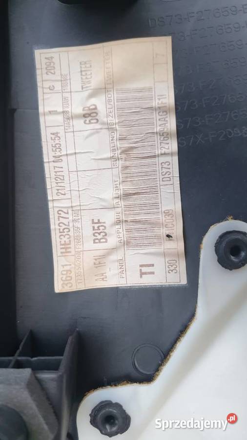 FORD MONDEO MK5 BOCZEK TAPICERKA DRZWI LEWY TYŁ Lublin sprzedam