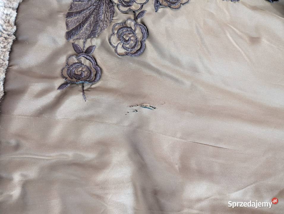 Futro naturalne vintage z piżmaka LXL Lublin