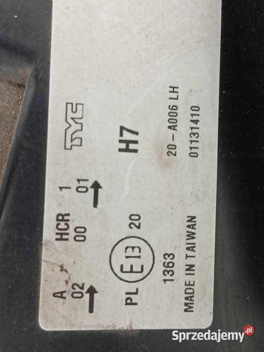 LAMPA PRZÓD LEWA LIFT EU Audi A4 I 19942001 B5 świętokrzyskie sprzedam