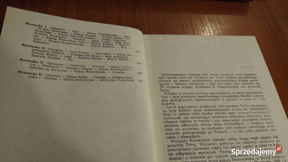Przewodnik geologiczny Tatrach Zbigniew Kotański Książki naukowe i popularnonaukowe