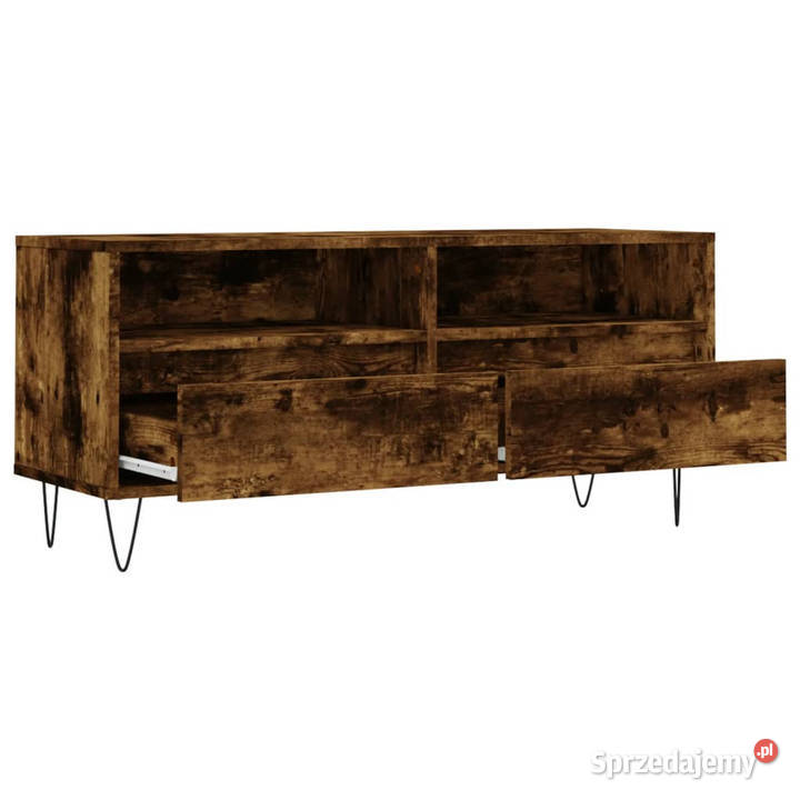 Szafka pod TV przydymiony dąb 100x345x445
