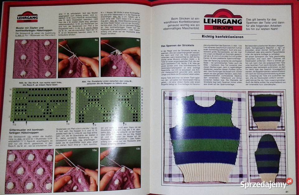 Burda StrickLehrbuch Maria Blumerich twarda Pozostałe Chełm