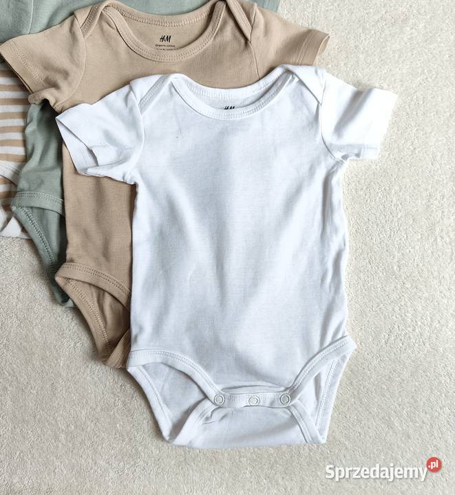 Pięciopak body niemowlęcych HM 62 krótki rękaw