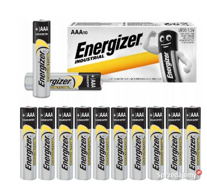 10x MOCNA BATERIA ENERGIZER INDUSTRIAL LR03 R3 Poznań