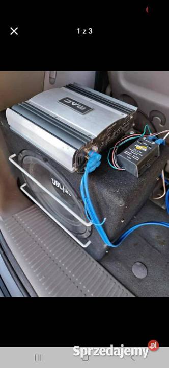Subwoofer jbl 1200 wat z wzmacniaczem I kablami podkarpackie Kańczuga
