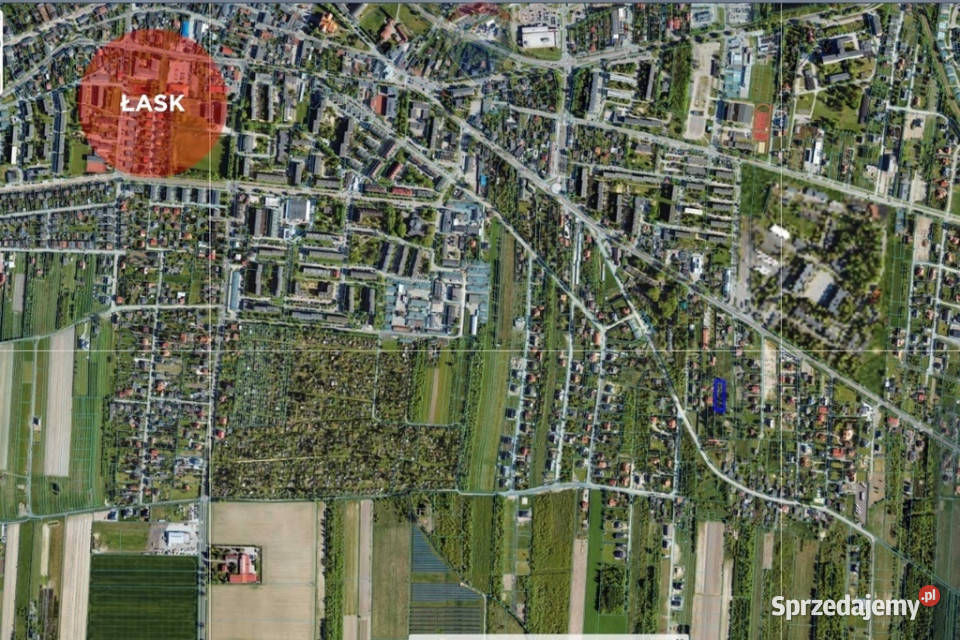 Działka 1387m WZ 2 Łasku cisza Grunty i działki łódzkie Wola Łaska