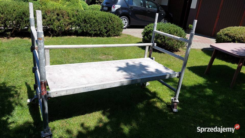 Rusztowanie aluminiowe jezdne firmy Layher Maków Mazowiecki