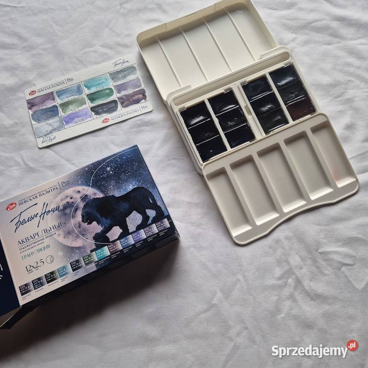 Nevskaya Palitra box 12 farby granulujące nowe Antyki, Sztuka, Kolekcje Brzesko