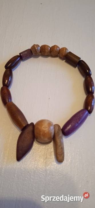 BRANSOLETKI Z NATURALNEGO DREWNA Z AMERYKI wielkopolskie Piła