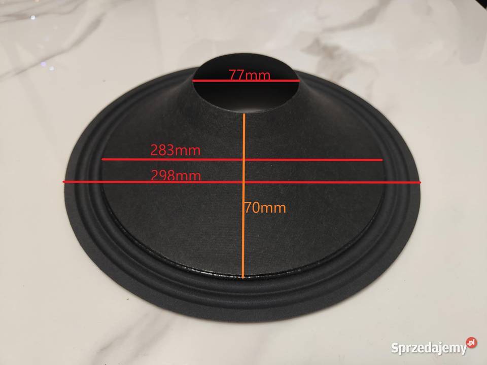 membrana estradowa do głośnika 12 30 cewka 77mm
