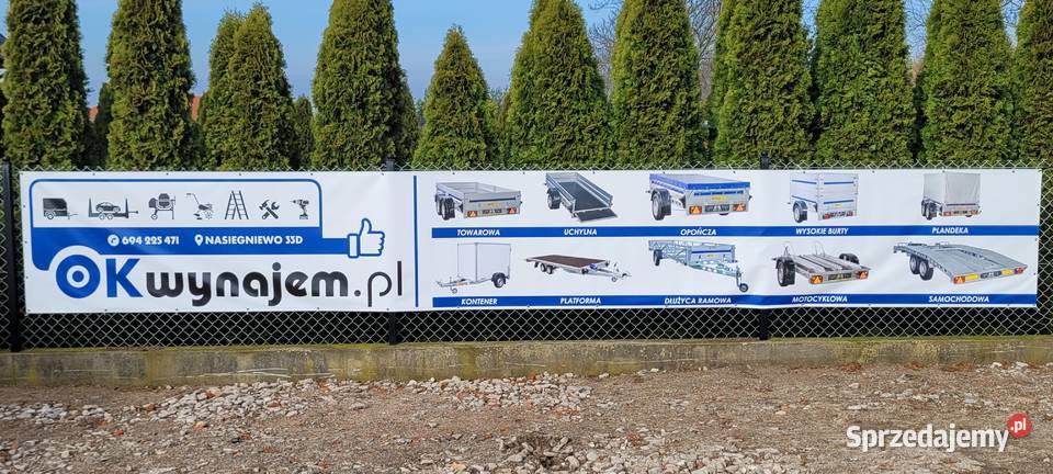 Wypożyczalnia Wynajem przyczep WIOLA Silezia Nasiegniewo sprzedam
