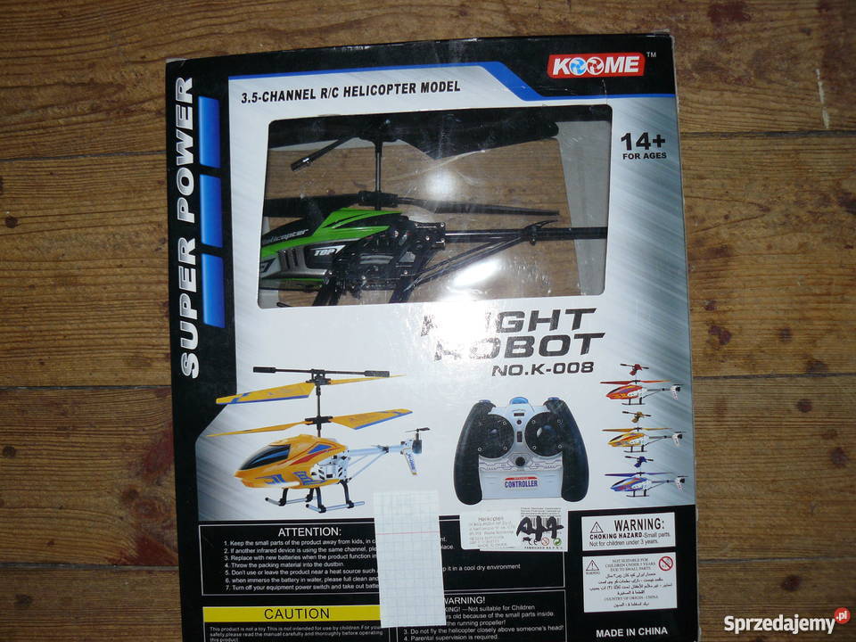 Helkopter śmigłowiec zdalnie sterowany Nowa Sól