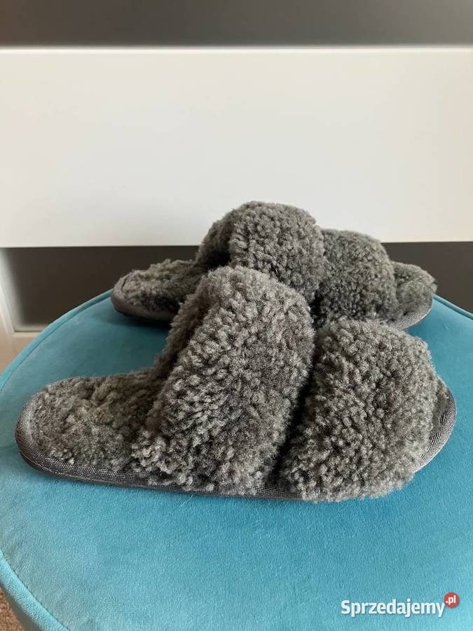 Kapcie papcie Emu wełna owcza szare 39 oryginał Sandały i klapki Nisko sprzedam