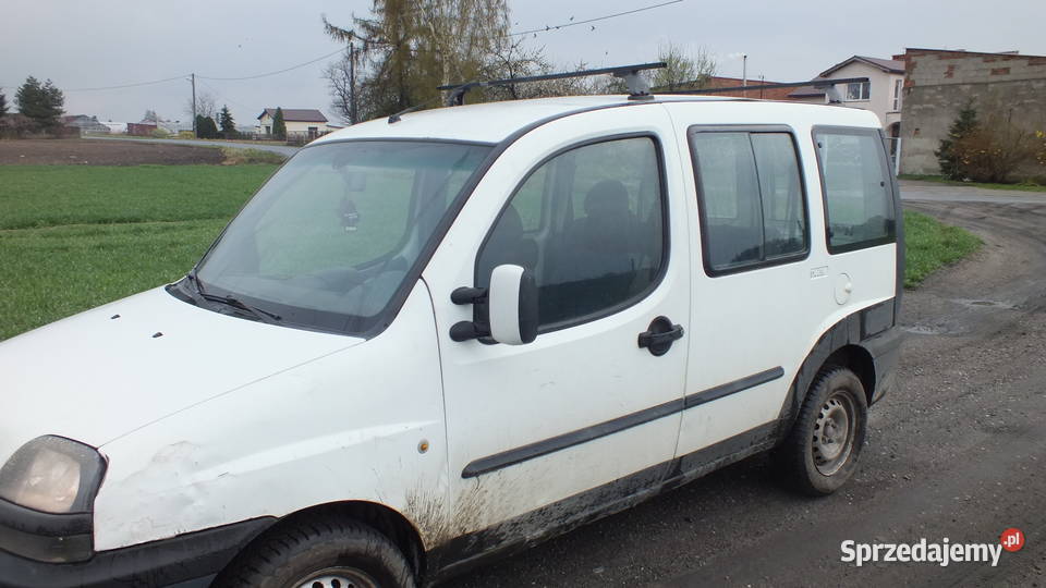 Fiat Doblo 19jtd hak 5osób bagażnik dachowy Kalisz