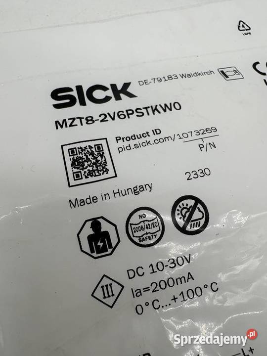 Sick MZT82V6PSTKW0 1073269 Czujnik położenia Pozostałe Warszawa
