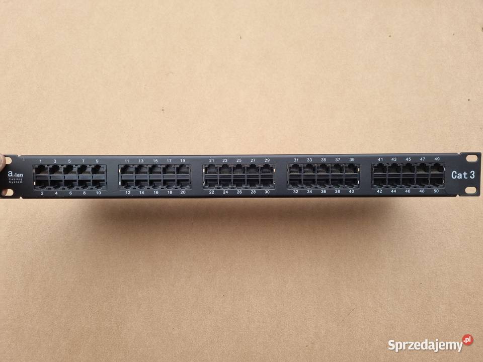 Panel Alin Cabling System CAT 3 warmińsko-mazurskie sprzedam