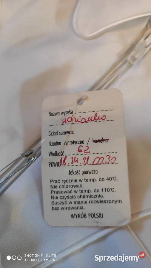 Sprzedam Nowy komplet do chrztu na wzrost 62 Bydgoszcz