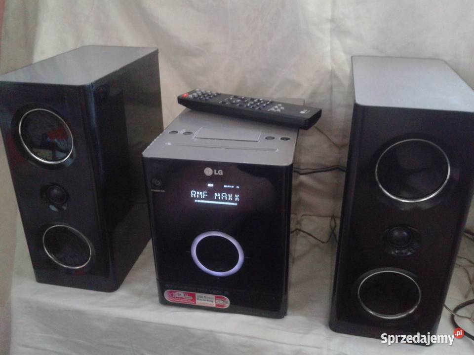 wieża HIFI stereo LG z pilotem DVD USB IPAD moc Wieże i miniwieże świętokrzyskie Ostrowiec Świętokrzyski