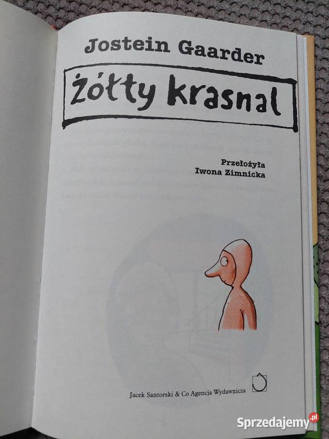 nowa Żółty krasnal Jostein Gaarder Kraków
