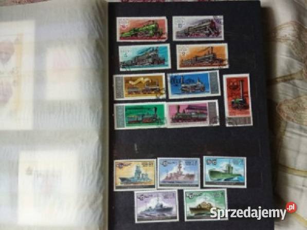 Znaczki pocztowe klaser znaczki kolekcje poczta łódzkie Łódź