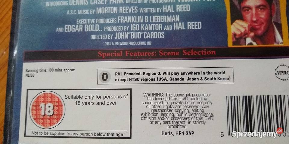 DVD Stary fillm Akt piractwa z Gary Busey i Bydgoszcz sprzedam