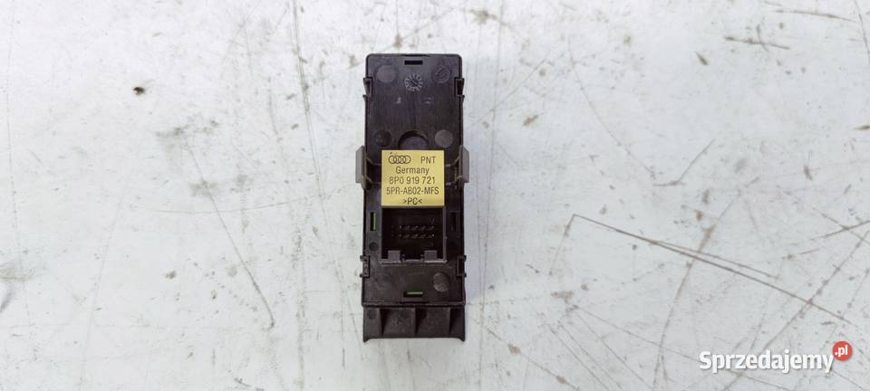 PRZEŁĄCZNIK PANEL NAWIGACJI AUDI A3 8P 8P0919721 Panele sterowania, przełączniki śląskie
