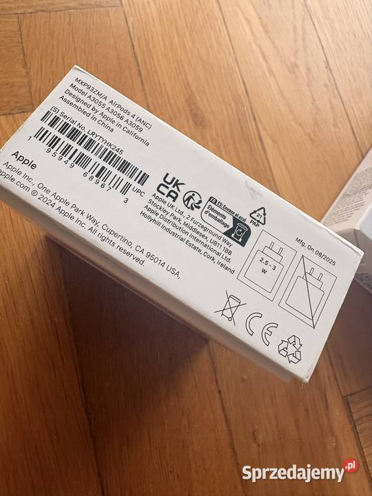 Oryginalne Apple AirPods 4 ANC z gwarancją i mazowieckie Warszawa