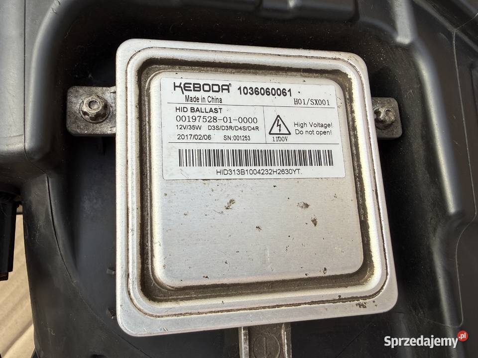JAGUAR FPACE LAMPY PRZÓD XENON KOMPLETNE Kłodzko