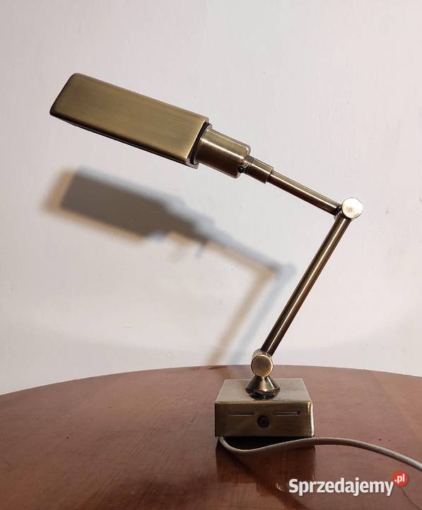 Lampa nocna patynowany metal szlifowany Oświetlenie Mikołów