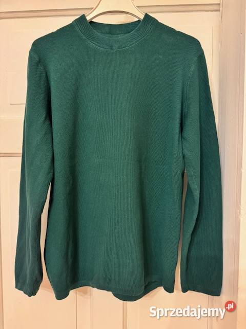 Sweter męski M Carry zielony bawełna 100 z Częstochowa